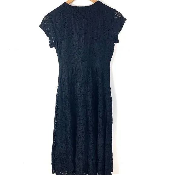 NWT Urban Outfitters Imogen Lace Midi Dress Sz S - Picture 7 of 13